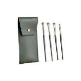 4 Pcs Green Cloud Eyeshadow Brush+Green Brush Case