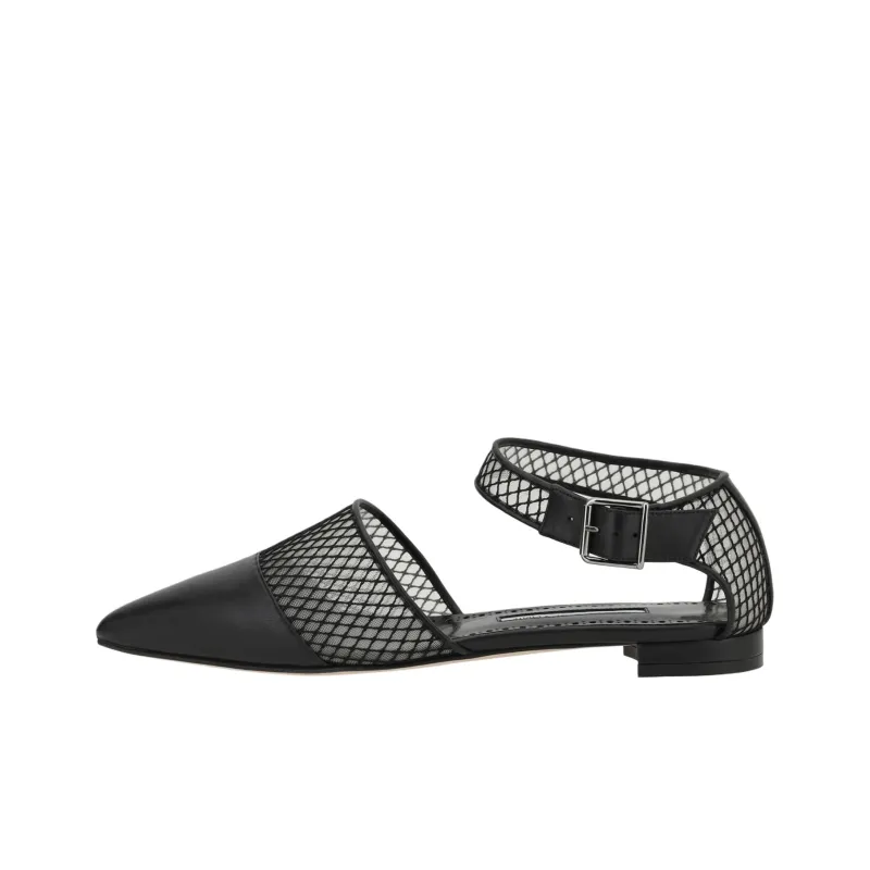 MANOLO BLAHNIK Casual Single Shoes Women's Black-0