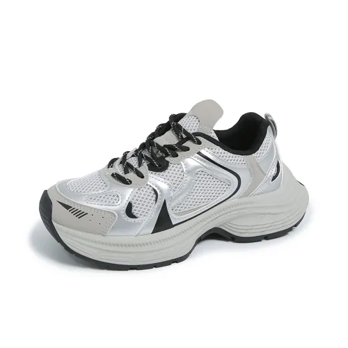 BINGO DUCK Coverage Mid Top Chunky Sneakers Women's