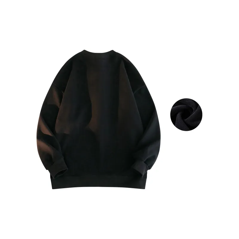 MIIOW Trend Party Series Sweatshirt Unisex Black-11