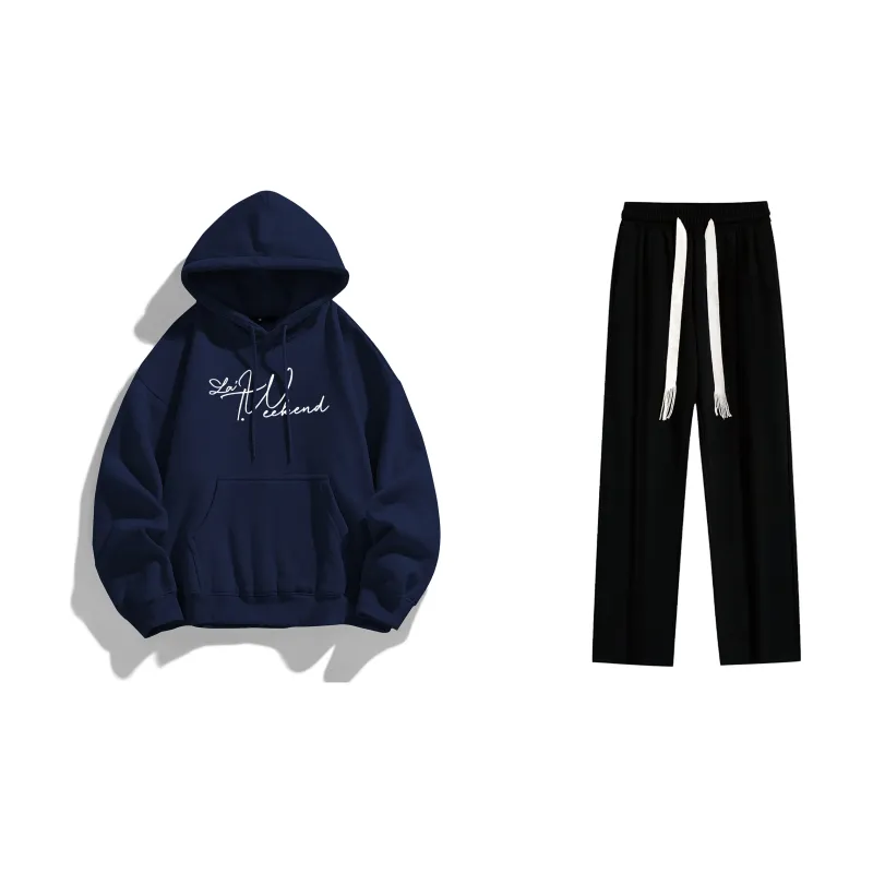 LA'T.WEEKEND Sweatshirt Set Unisex-17