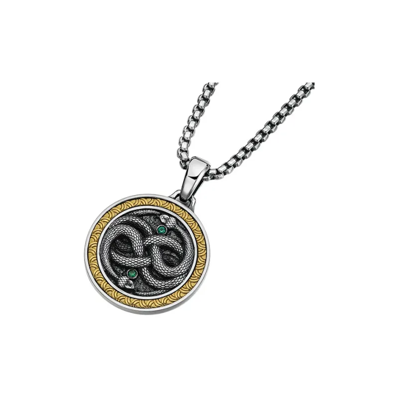 MYSH 925 Sterling Silver Necklaces Men's-7