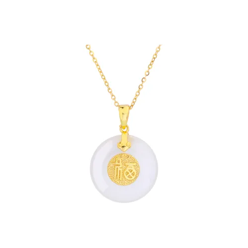 CHINA GOLD Agate Necklaces Women's