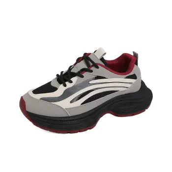 BINGO DUCK Height Increasing Coverage Mid Top Chunky Sneakers Women's
