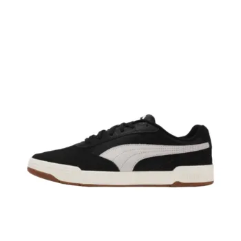 PUMA C-Skate Anti-Slip Wear-Resistant Low-Top Skateboard Shoes Men's Black White