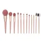 12 Pcs Nude Pink Brush Set