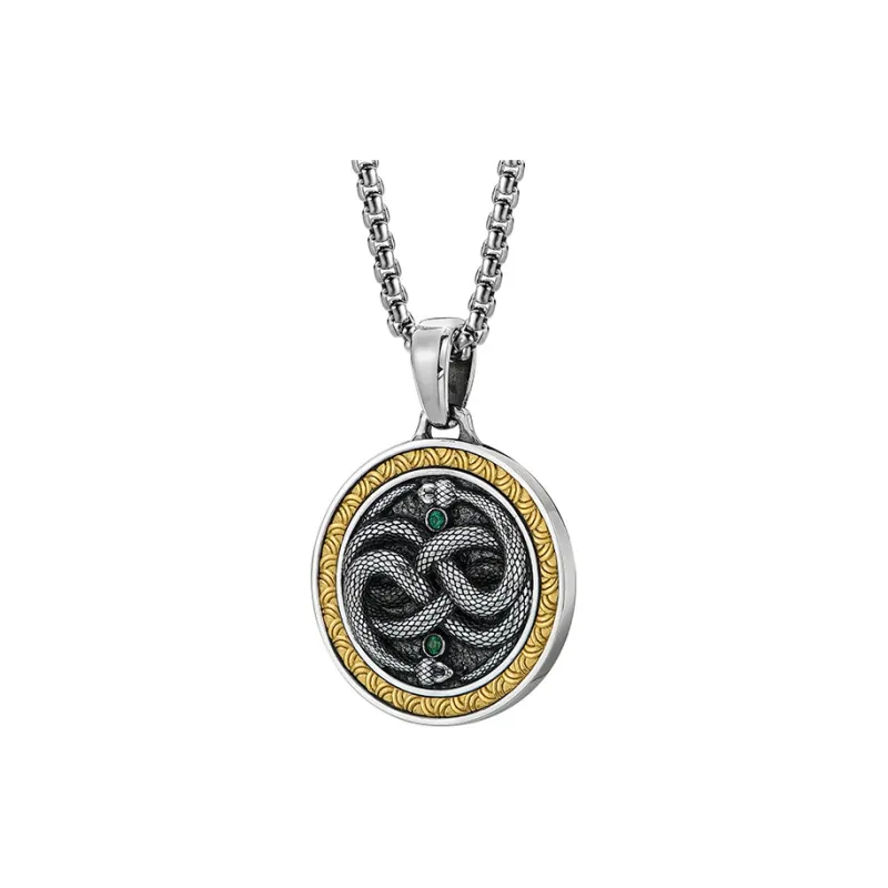 MYSH 925 Sterling Silver Necklaces Men's-5