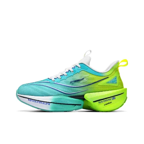 Casillon Wear Resistant Breathable Lightweight Cushioning Low Top Kids' Running Shoes Spring Green Teenagers