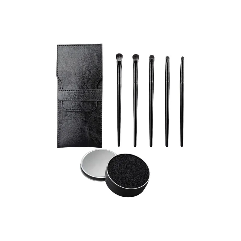 A Few More Cute Black Makeup Brushes Highlighter Detail Brush Knife Edge Eyeliner And Resting Snake Brush-10