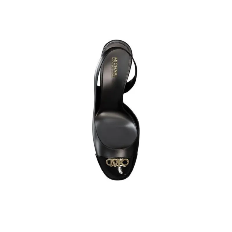 MICHAEL KORS Perla Fle Chunky Heel High Heels Women's Black-3