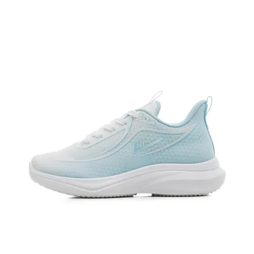 Warrior Breathable And Resilient Low Top Casual Training Long Distance Running Running Shoes Women's Blue