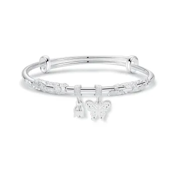 Asia Star S999 Fine Silver Bangles Women's