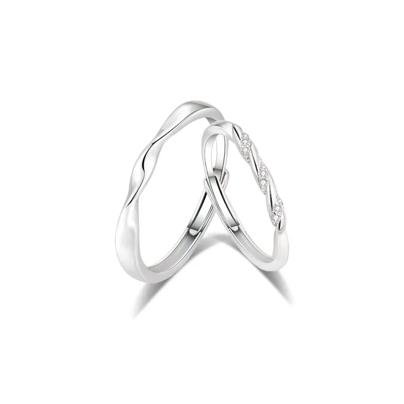 Love Jewelry Sterling Silver Rings Unisex-0