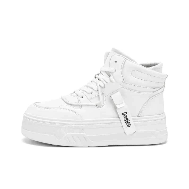 Budding Bear Anti Slip And Wear Resistant Height Increasing High Top Skateboard Shoes Men's-1