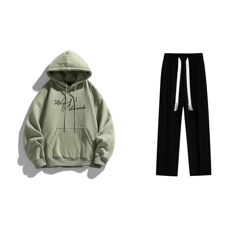 LA'T.WEEKEND Sweatshirt Set Unisex-15