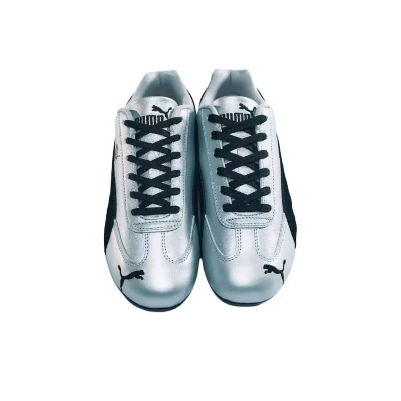 PUMA Speedcat Collection Anti Slip Wear Resistant Low Top Casual Shoes Unisex Black Silver-1