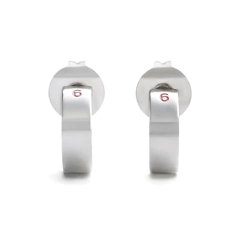 MM6 Maison Margiela Year Of The Snake Minimal Numeric Earrings-0