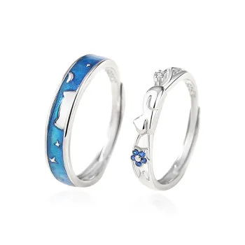 Chongqing Gold Store S925 Silver Rings Unisex