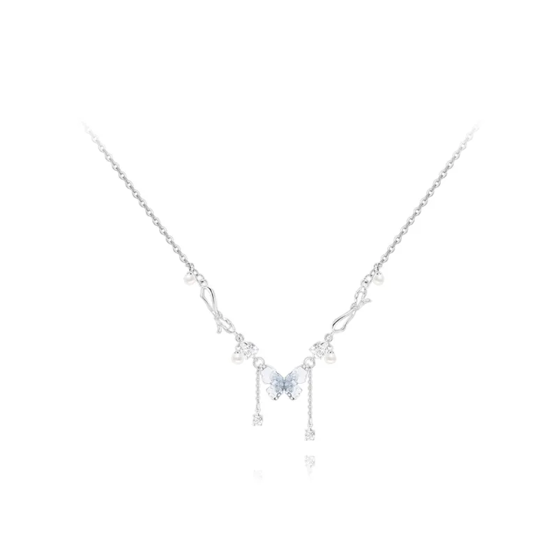 KUMET Zircon Necklaces Women's Same For Couples-5