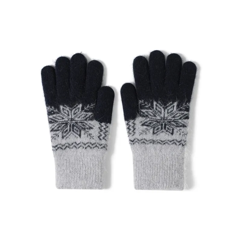 YUZHAOLIN Polyester Knit Gloves Women's-2