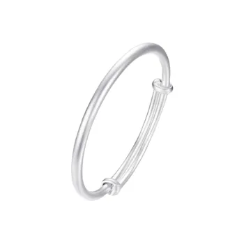 CHINA GOLD 999 Fine Silver Bangles Women's