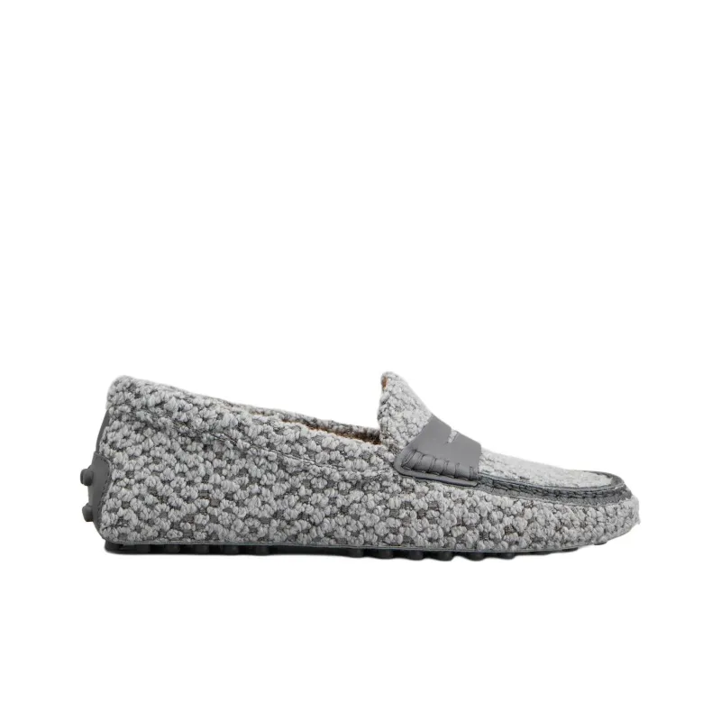 TOD'S Beanie Shoes Women's Gray White-1