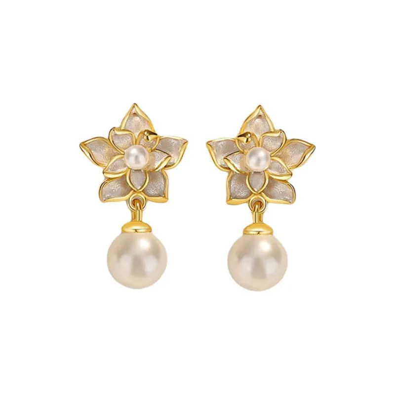YINGNIXINDONG 925 Sterling Silver Stud Earrings Women's-14