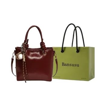 Bansusu PU Handbag Regular Women's Brown/Black/Red/Coffee