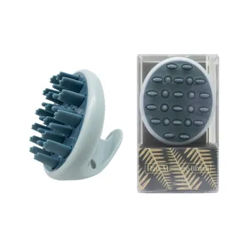Krramel Silicone Brush Wash Head Massage Comb Oil-Free Portable