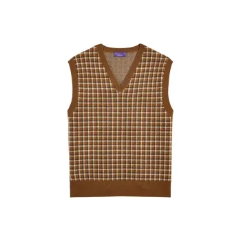 Ralph Lauren Purple Label Check pattern Jumper