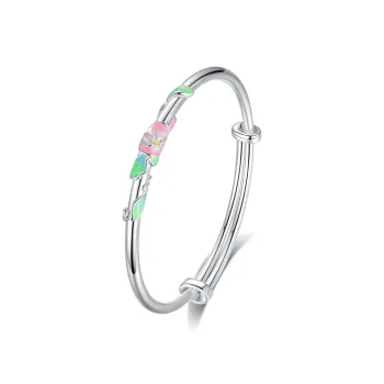 Asia Star 999 Fine Silver Bangles Women's
