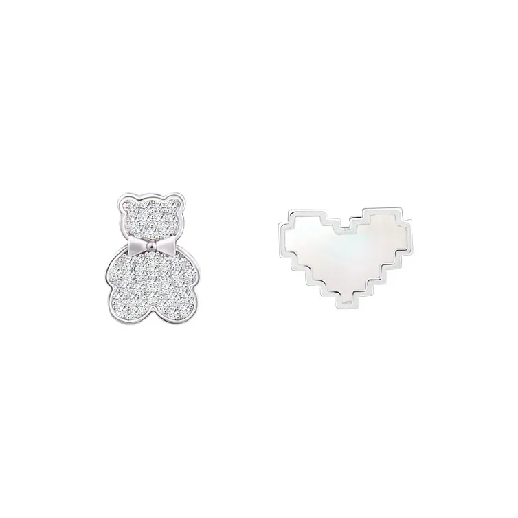 YUJIANDOUDOU S925 Silver Earrings Women's-0