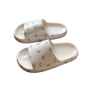 Thin Strips Slippers Unisex, Ecru