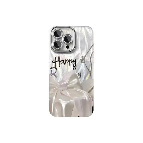 Wei Xin Acrylic Material Ribbon Bowknot Phone Cases Compatible With IPhone 16/15 Pro Max/Apple 13/14 Pro Max Collection