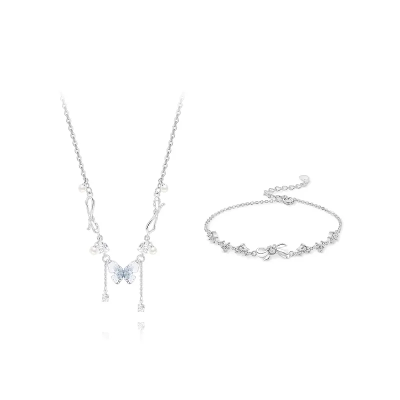 KUMET Zircon Necklaces Women's Same For Couples-0