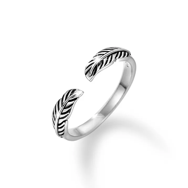 PHOENIXSILY 925 Sterling Silver Rings Unisex-5