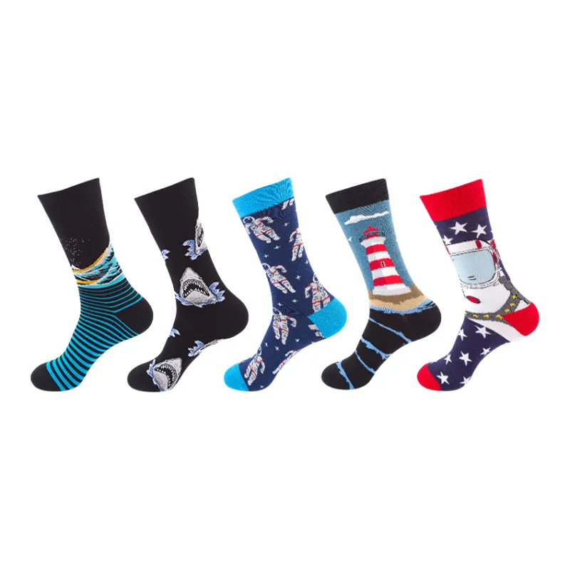 ALPLUME Mid Calf Socks Unisex Combo Set-16