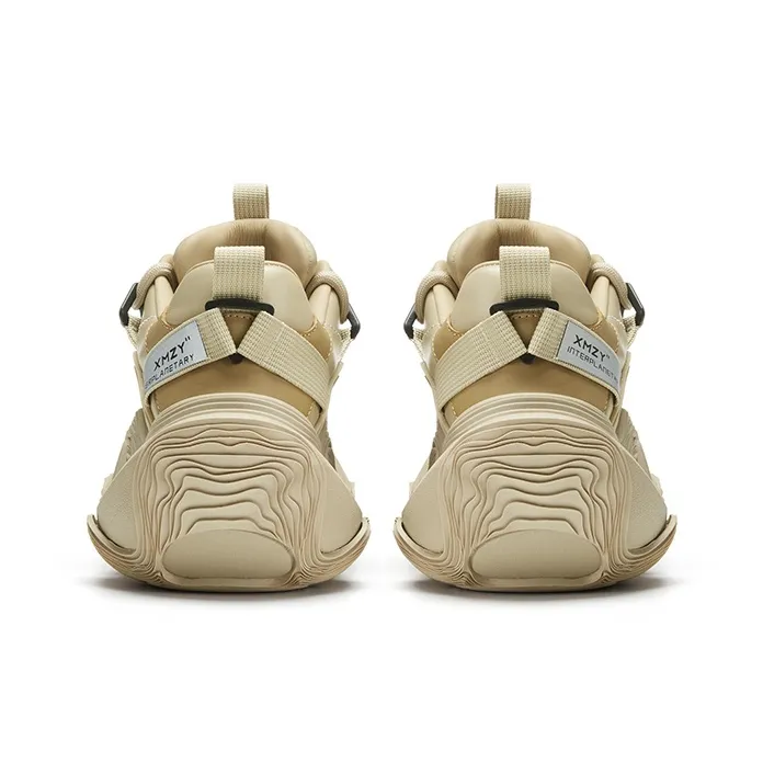 XMZY Dune Series Sandalwood Height Increasing Wear-Resistant Low-Top Chunky Sneakers Unisex-58