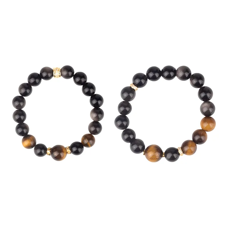 QIXIANG Obsidian Bracelets Unisex-6