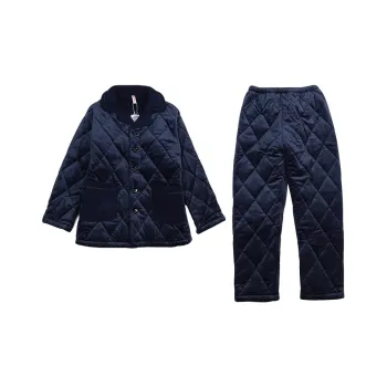 FENTENG Pajama Set Men's Sapphire Blue
