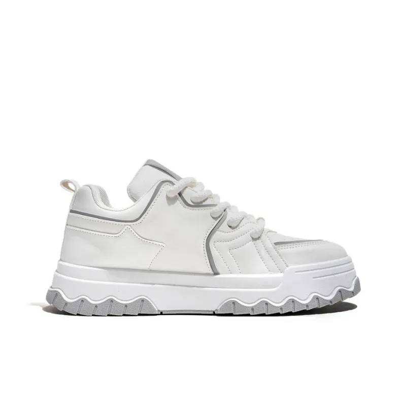 ΛOLUNKΛ Abrasion Resistant Low Top Skateboard Shoes Men's-6
