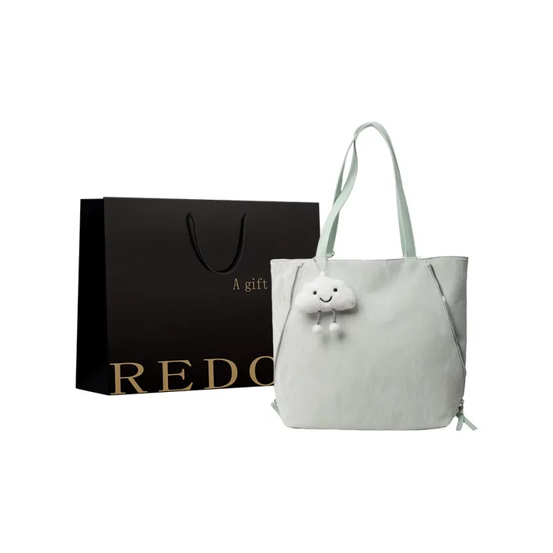 REDOO PU Portable Double Shoulder Backpack Regular Women's Silver/Ecru/Blue/Green/Black-12