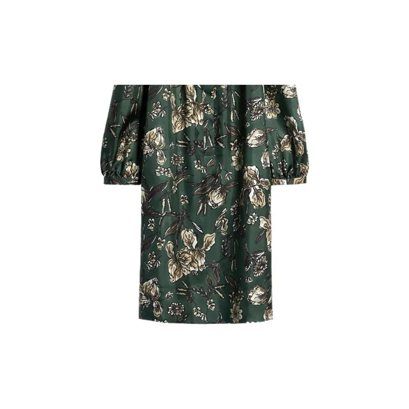'S MAX MARA Long Sleeved Dress Women's Sage Green-4