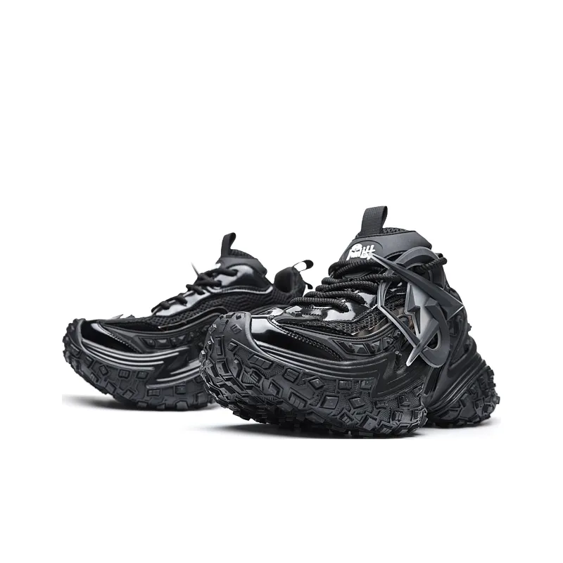 MVA Non slip Wear resistant Impact resistant Low Top Chunky Sneakers Unisex-2