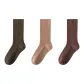 Fall Winter Thickened Wool Solid Color Socks Combination (Jasper+Khaki+Coffee)
