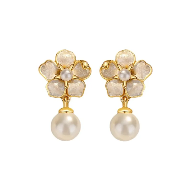 YINGNIXINDONG 925 Sterling Silver Stud Earrings Women's-6