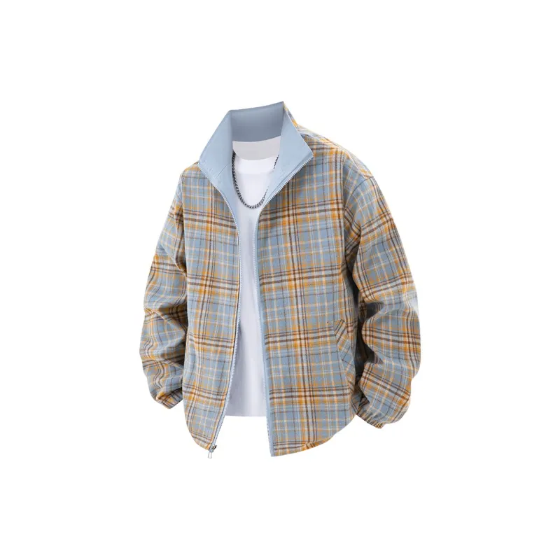 ADOONGA Jackets Coats Unisex Navy Blue-10