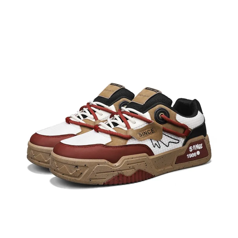 JANECO Anti Slip Wear Resistant Low Top Skateboard Shoes Men's-3