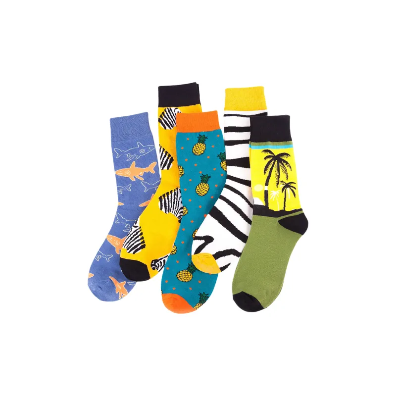 ALPLUME Mid Calf Socks Unisex Combo Set-10