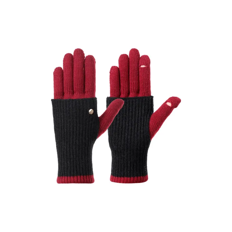 Shizhu Stretch Without Hand Fatigue Knit Gloves Women's-3